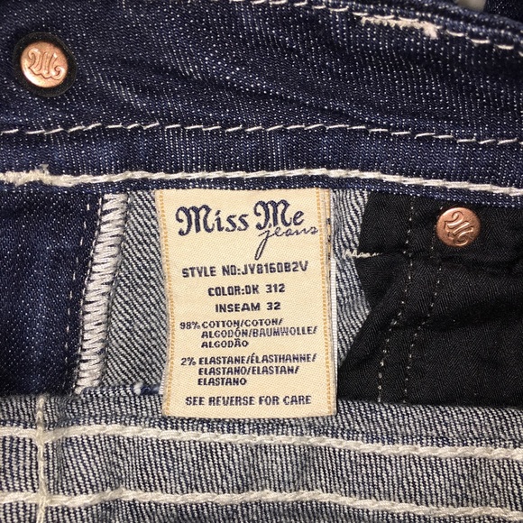 NWOT Miss Me bootcut jeans size 25 - Picture 4 of 4
